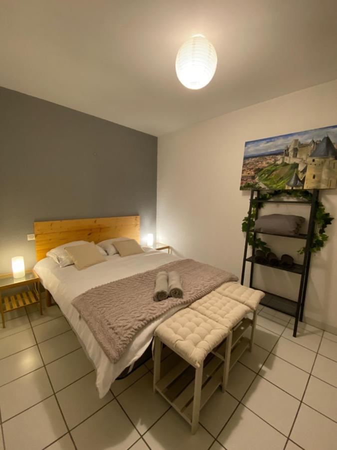 Ferienwohnung Au Pied De La Cite, T3 Au Calme Carcassonne Exterior foto